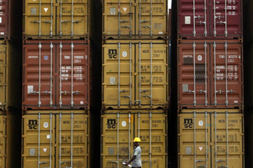 Volume do comércio mundial sobe 1,4% em abril