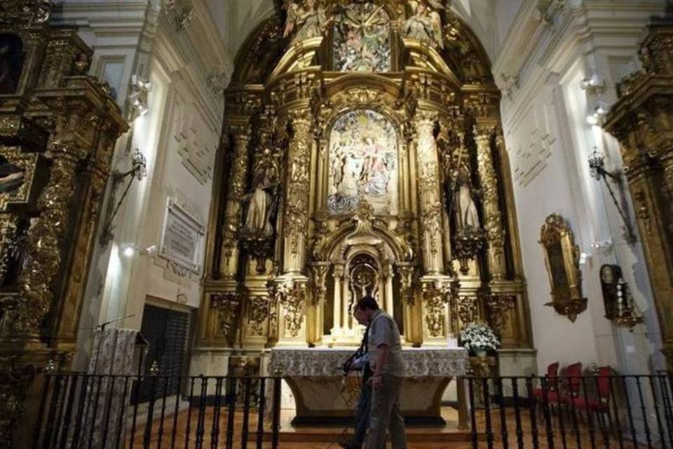 Supostos restos de Cervantes são encontrados em Madri