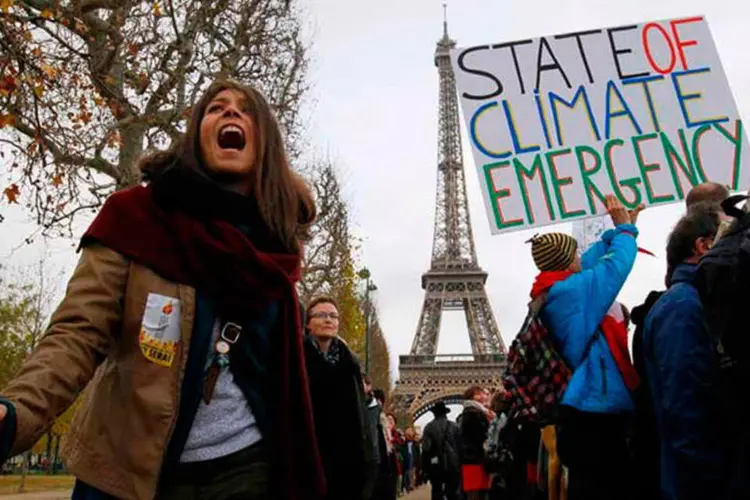 
	COP 21: conven&ccedil;&atilde;o estipulou compromissos para limitar os efeitos das mudan&ccedil;as do clima em dezembro do ano passado
 (Reuters)