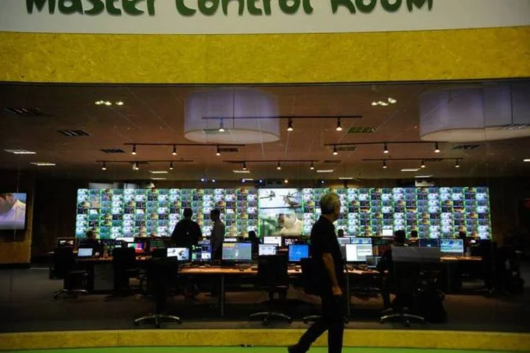 
	&nbsp;IBC: com 55 mil m&sup2;, local&nbsp;funciona no centro de conven&ccedil;&otilde;es Riocentro, na zona oeste do Rio
 (Tânia Rêgo/Agência Brasil)