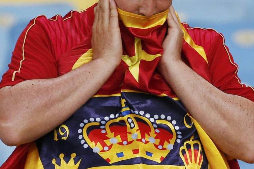 Torcedores espanhóis evitam até a imprensa