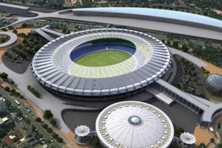 Maracanã: os torcedores ficaram mais de duas horas aguardando a prisão dos suspeitos (.)