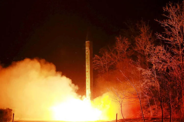 
	O teste do mecanismo em solo, caso seja verdadeiro, seria um grande passo para o programa de armas nucleares da Coreia do Norte
 (Reuters)