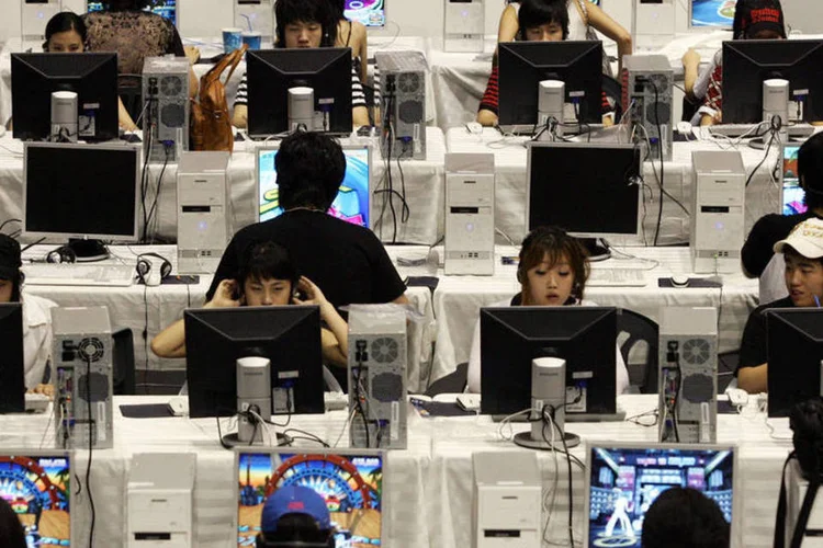 
	Conectados: nking &eacute; baseado em um &quot;&iacute;ndice de desenvolvimento&quot; da tecnologia inform&aacute;tica e de telecomunica&ccedil;&otilde;es
 (Chung Sung-Jun / Getty Images)