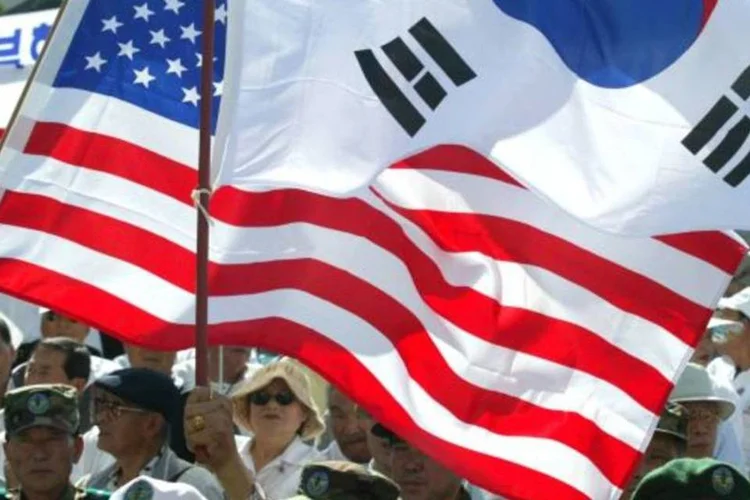 
	Coreia do Sul e Estados Unidos: exerc&iacute;cios conjuntos v&atilde;o durar 12 dias
 (Chung Sung-Jun/Getty Images)