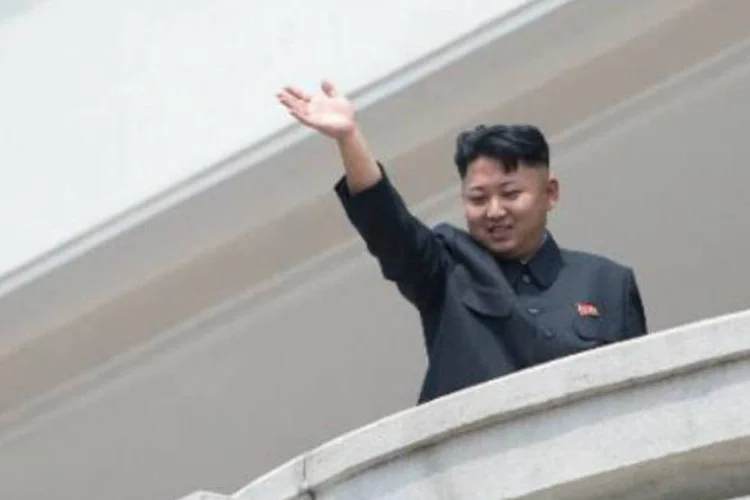 O líder norte-coreano, Kim Jong-Un: Coreia do Norte não integra o Conselho dos Direitos Humanos da ONU (Ed Jones/AFP)