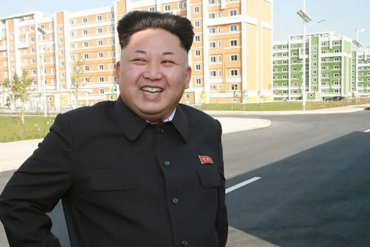 
	 O l&iacute;der da Coreia do Norte, Kim Jong-un: ap&oacute;s 40 dias de aus&ecirc;ncia, o dirigente reapareceu
 (REUTERS/KCNA)
