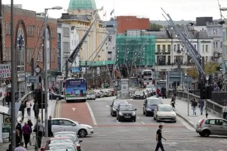 Vista da cidade de Cork: para 2015, a previsão aponta que a Irlanda continuará como o país de maior crescimento na UE: Bruxelas espera um avanço de 3,5% e Dublin projeta 3,9% (Paul Faith/AFP)
