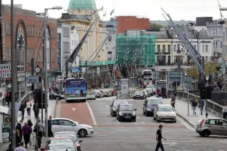 Vista da cidade de Cork: para 2015, a previsão aponta que a Irlanda continuará como o país de maior crescimento na UE: Bruxelas espera um avanço de 3,5% e Dublin projeta 3,9% (Paul Faith/AFP)