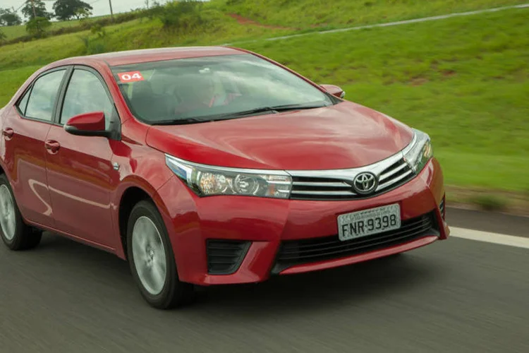 
	Corolla: sed&atilde; japon&ecirc;s teve 1,2 milh&atilde;o de unidades comercializadas
 (Divulgação/Assessoria de imprensa da Toyota)
