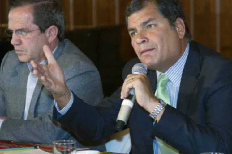 Rafael Correa ficará afastado do cargo de 15 de janeiro até 14 de fevereiro, assumindo o poder o vice-presidente da República do Equador, Lenin Moreno (REUTERS/Guillermo Granja)
