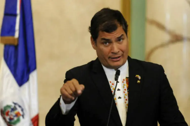 
	O presidente do Equador, Rafael Correa: Snowden, acusado de espionagem pelos Estados Unidos,&nbsp;pediu asilo ao pa&iacute;s.
 (REUTERS/Ricardo Rojas)