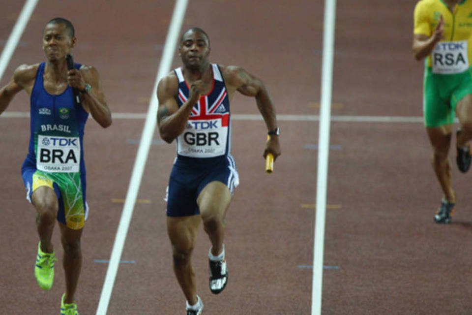 Brasil é eliminado do revezamento 4x100m