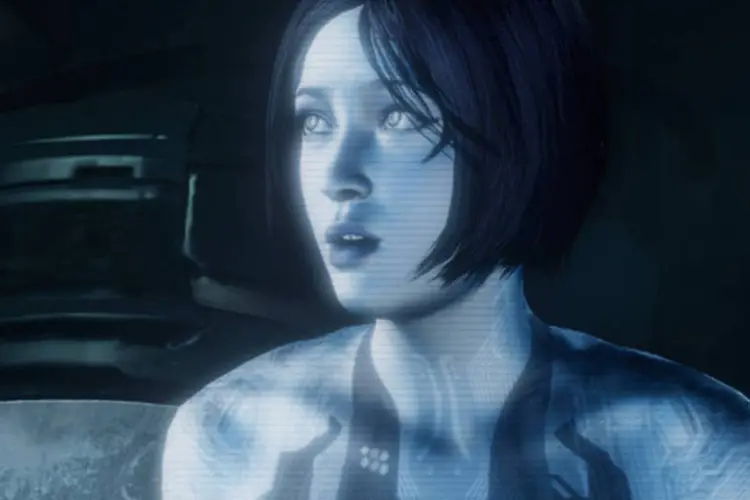 
	Personagem Cortana no jogo Halo 4: roteiro do jogo era cheio de personagens femininas que deveriam ser mortas pelo protagonista
 (Reprodução)