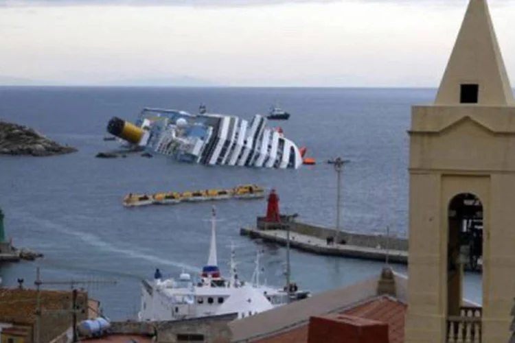 Costa Concordia: busca pelos desaparecidos continua (Andreas Solaro/AFP)