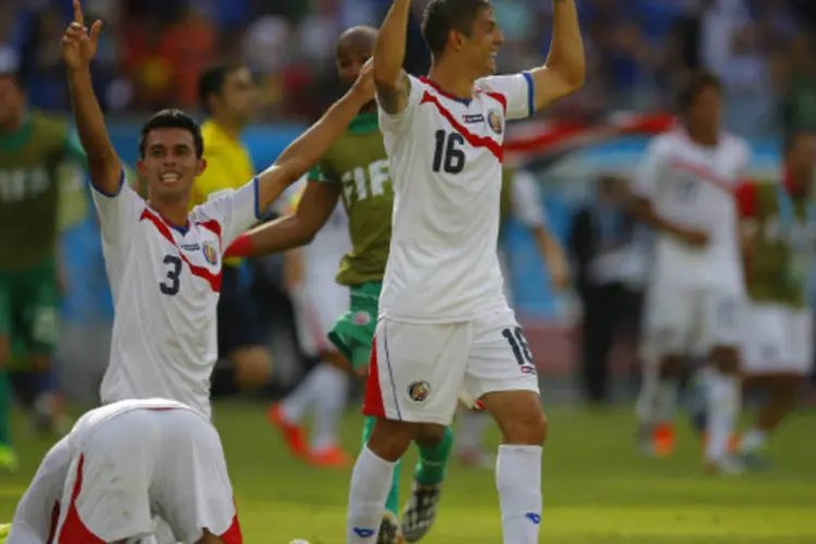 
	Costa Rica: costarriquenhos fizeram 1 a 0 na It&aacute;lia nesta sexta, na Arena Pernambuco
 (Brian Snyder/Reuters)