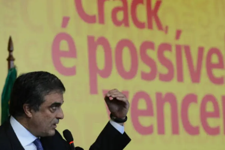 O ministro da Justiça, José Eduardo Cardozo, participa da cerimônia de adesão de novos estados ao programa "Crack, É Possível Vencer" (Fabio Rodrigues Pozzebom/ABr)