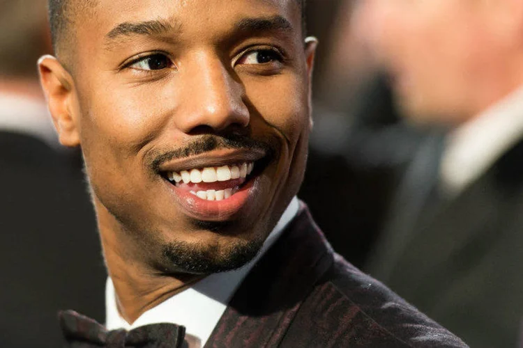 
	O ator Michael B. Jordan, ator principal do filme &quot;Creed: Nascido para lutar&quot;
 (Ian Gavan/Getty Images)