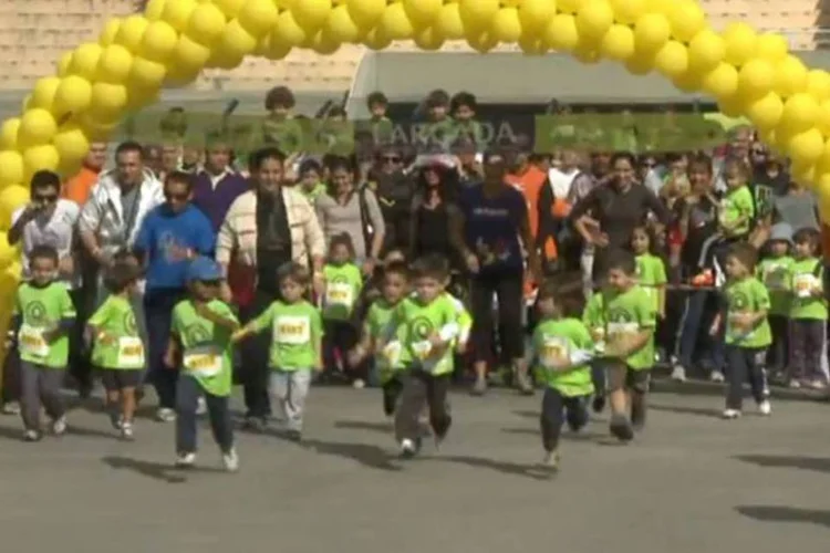 Crianças participam do 2º Circuito Infantil de Corridas contra o Câncer: Dinheiro arrecadado será revertido para Instituto Ronald McDonald (Reprodução)