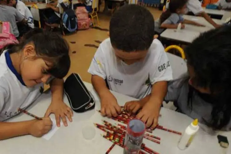 Crianças na sala de aula: Brasil ainda precisa enfrentar grande desafio na educação (Marcello Casal Jr./AGÊNCIA BRASIL/Agência Brasil)