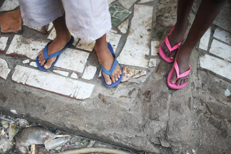 
	Desigualdade social: em 2004, 73,2% dos mais pobres eram negros, patamar que aumentou para 76% em 2014
 (Mario Tama / Getty Images)