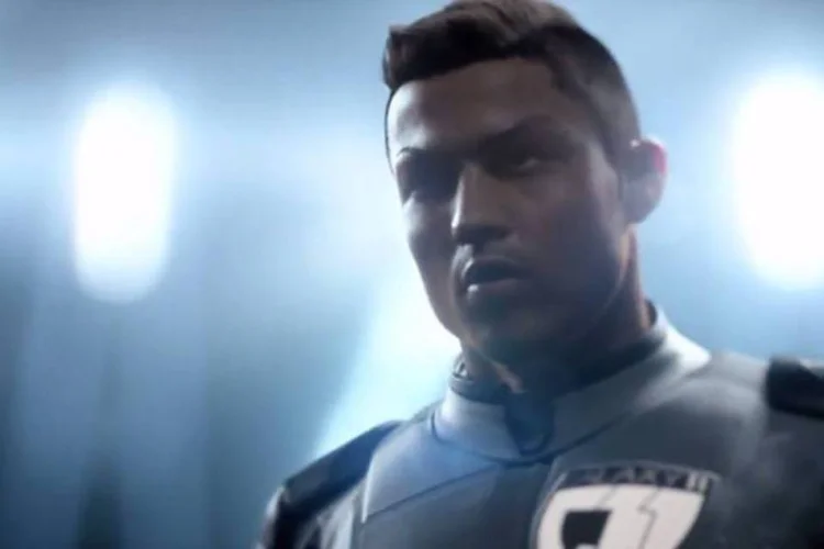 Cristiano Ronaldo: animação é início da última disputa entre time Galaxy 11 e os alienígenas (Reprodução/YouTube/Samsung Mobile)