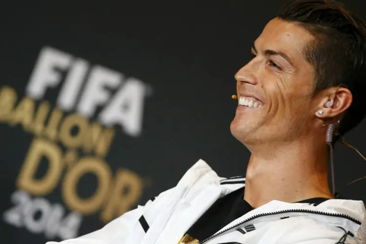 Cristiano Ronaldo: astro do Real Madrid já havia sido agraciado em 2008 e 2013 (Ruben Sprich/Reuters)