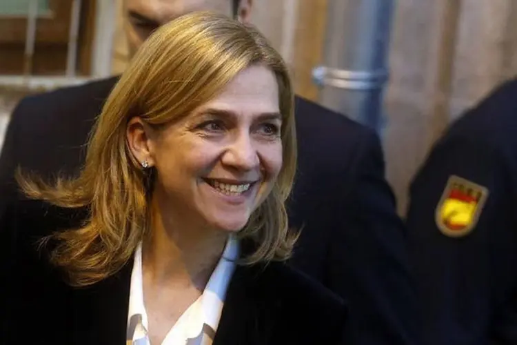 Cristina de Borbon: Alta Corte de Palma de Mallorca disse que vai abandonar as acusações de lavagem de dinheiro que pesavam contra a princesa (Albert Gea/Reuters)