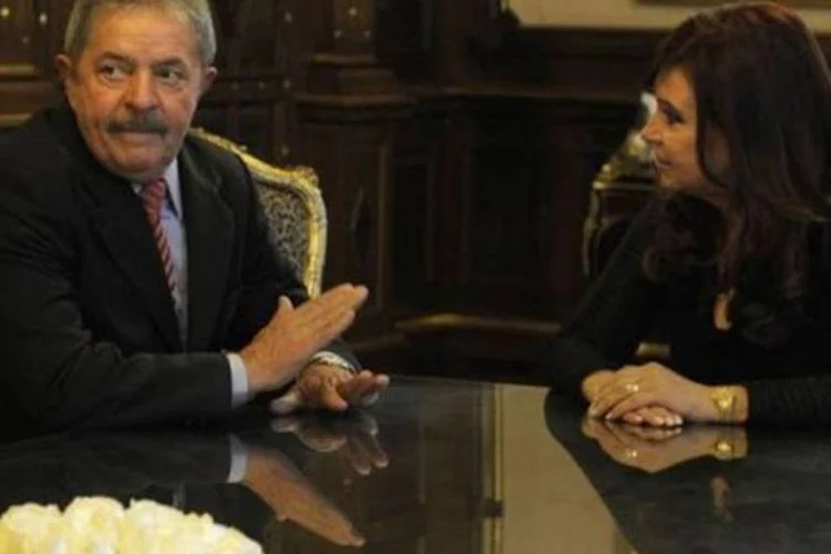 O ex-presidente Lula teve um encontro na Casa Rosada com a presidente argentina Cristina Kirchner (Juan Mabromata/AFP)