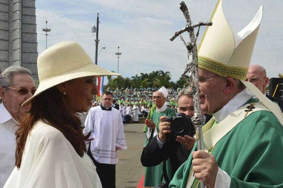 Cristina Kirchner se reúne com Fidel Castro e Papa Francisco