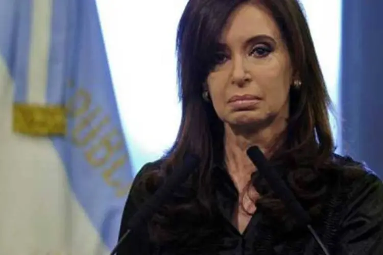 A presidente argentina anunciou em 21 de junho que buscará sua reeleição depois de manter suspense por meses sobre seu futuro político (Juan Mabromata/AFP)