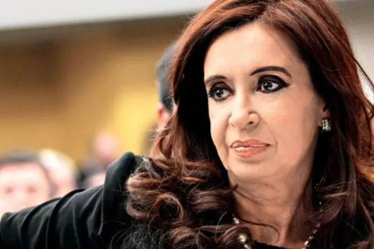 
	A presidente Cristina Kirchner: Washington solicitou &agrave; OMC que fosse formado um painel de resolu&ccedil;&atilde;o de controv&eacute;rsias
 (Mehdi Taamallah/AFP Photo)