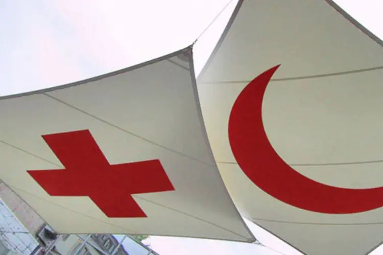 
	Logo da Cruz Vermelha: CICV espera destinar 164 milh&otilde;es de francos su&iacute;&ccedil;os apenas para a S&iacute;ria
 (Wikimedia Commons)