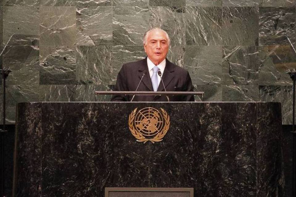 Impeachment respeitou a Constituição, afirma Temer na ONU