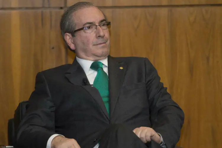 
	Presidente da C&acirc;mara dos Deputados, Eduardo Cunha, negou que esteja &quot;perseguindo&quot; Milton Schahin
 (Marcelo Camargo/ Agência Brasil)