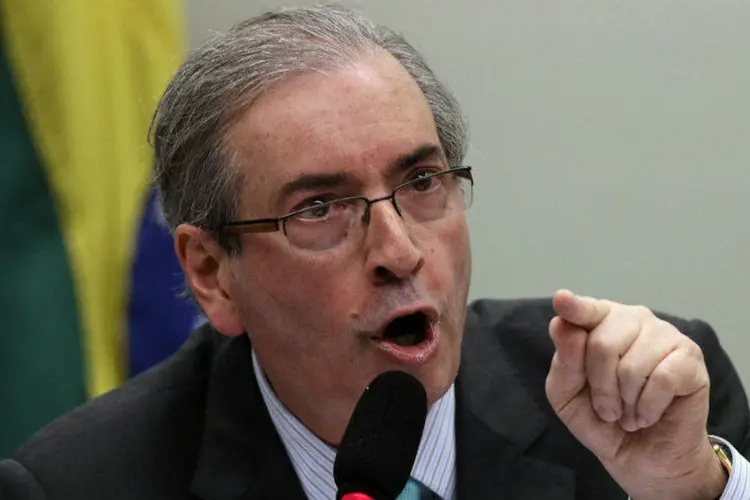 Presidente da Câmara dos Deputados, Eduardo Cunha (PMDB-RJ), depõe na CPI da Petrobras (Ueslei Marcelino/Reuters)