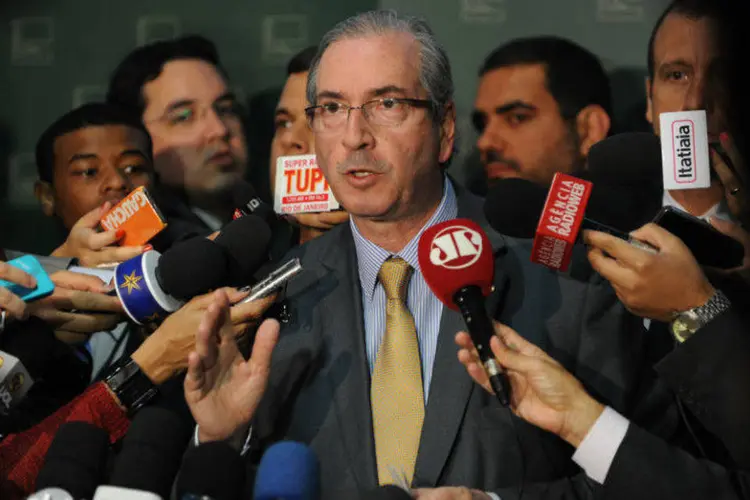 
	Presidente da C&acirc;mara, deputado Eduardo Cunha, concede entrevista coletiva &agrave; imprensa
 (J.Batista/ Câmara dos Deputados)