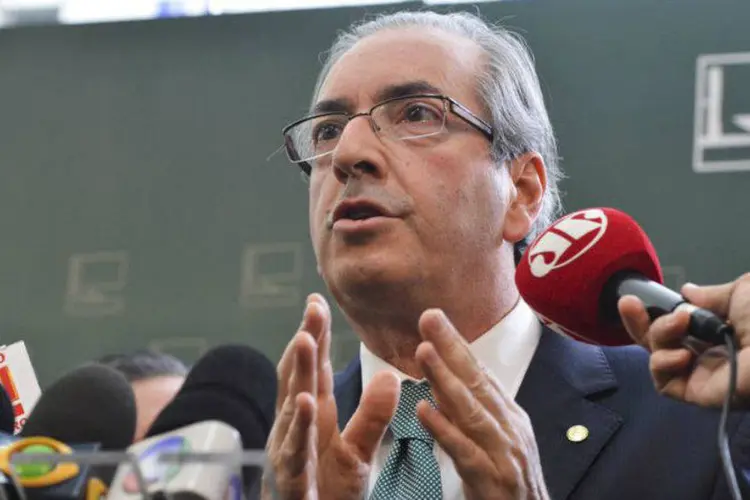 
	&ldquo;N&atilde;o participei, n&atilde;o participo nem participarei de qualquer decis&atilde;o sobre investiga&ccedil;&otilde;es da CPI&quot;, disse Eduardo Cunha
 (Antonio Cruz/ Agência Brasil)