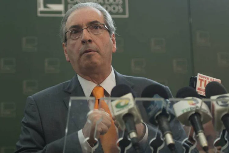 
	&ldquo;N&atilde;o fiz manobra alguma, n&atilde;o combinei procedimento nenhum com quem quer que seja e n&atilde;o vou combinar&quot;, disse Eduardo Cunha
 (Marcelo Camargo/Agência Brasil)