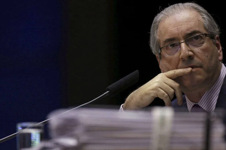 
	Eduardo Cunha: &ldquo;N&atilde;o vejo nada demais em um jantar. Legislativamente, estamos sempre convivendo. N&atilde;o foi um gesto partid&aacute;rio&quot;, afirmou o presidente da C&acirc;mara
 (REUTERS/Ueslei Marcelino)