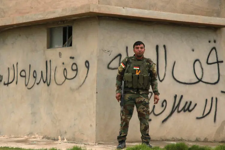 
	Peshmerga: l&iacute;deres curdos esperam come&ccedil;ar batalha pela reconquista da segunda maior cidade do Iraque
 (Ari Jalal/Reuters)