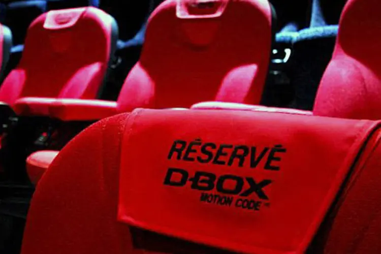 
	D-Box: poltronas que chacoalham acompanhando a a&ccedil;&atilde;o do filme
 (D-Box/Facebook)