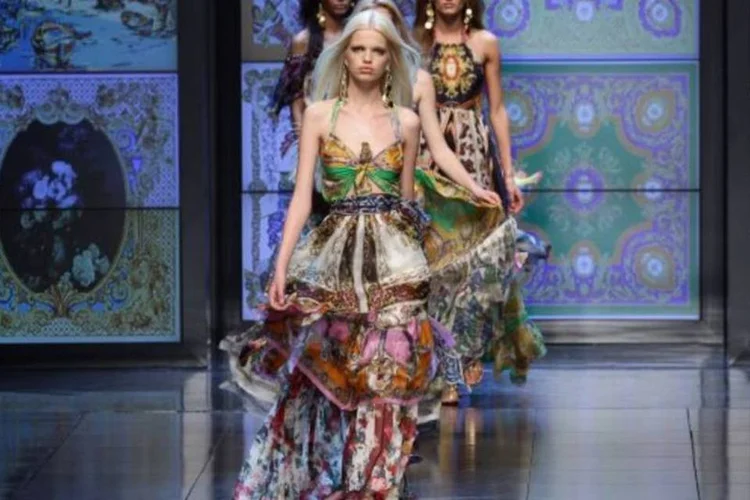 
	Defile da &nbsp;Dolce &amp; Gabbana: relat&oacute;rio&nbsp;desafia a reputa&ccedil;&atilde;o do setor de um padr&atilde;o de qualidade maior do que os dos artigos de venda em massa
 (Getty Images/Getty Images)