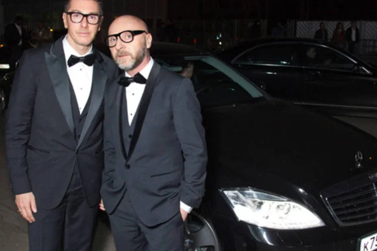 
	Stefano Gabbana e Domenico Dolce: &quot;eles se transformaram neste momento em uma arma da direita, do catolicismo mais fundamentalista&quot;, diz associa&ccedil;&atilde;o
 (Getty Images)
