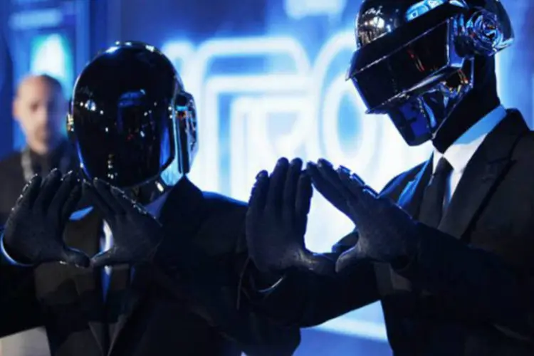 
	Dupla do Daft Punk Thomas Banglater e Guy-Manuel de Homem-Christo
 (REUTERS/Danny Moloshok)