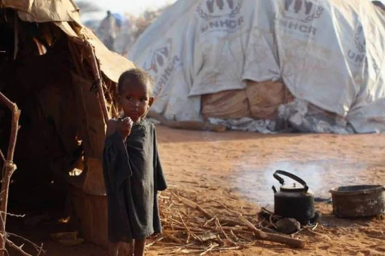 O Campo de refugiados de Dadaab, no Quênia: médicos estrangeiros deixaram o local (Oli Scarff/Getty Images)