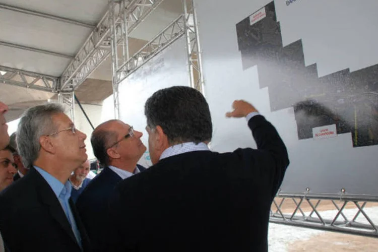 O governador de São Paulo, Geraldo Alckmin, participa de inauguração de obra do Departamento de Águas e Energia Elétrica (DAEE) (DAEE)