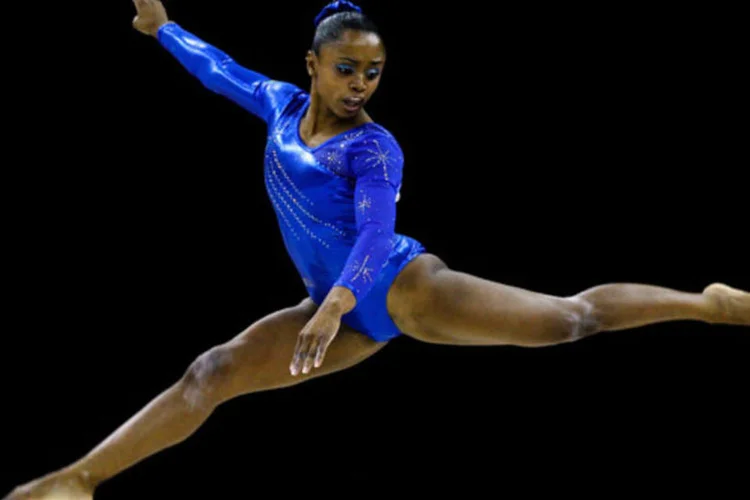Daiane dos Santos, ginasta ainda desempregada (Getty Images)