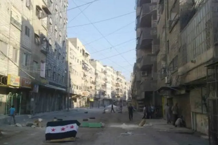 Damasco, capital da Síria: conflito entre a força síria e rebeldes causou mais de 70 mortes (Shaam News Network/Reuters)