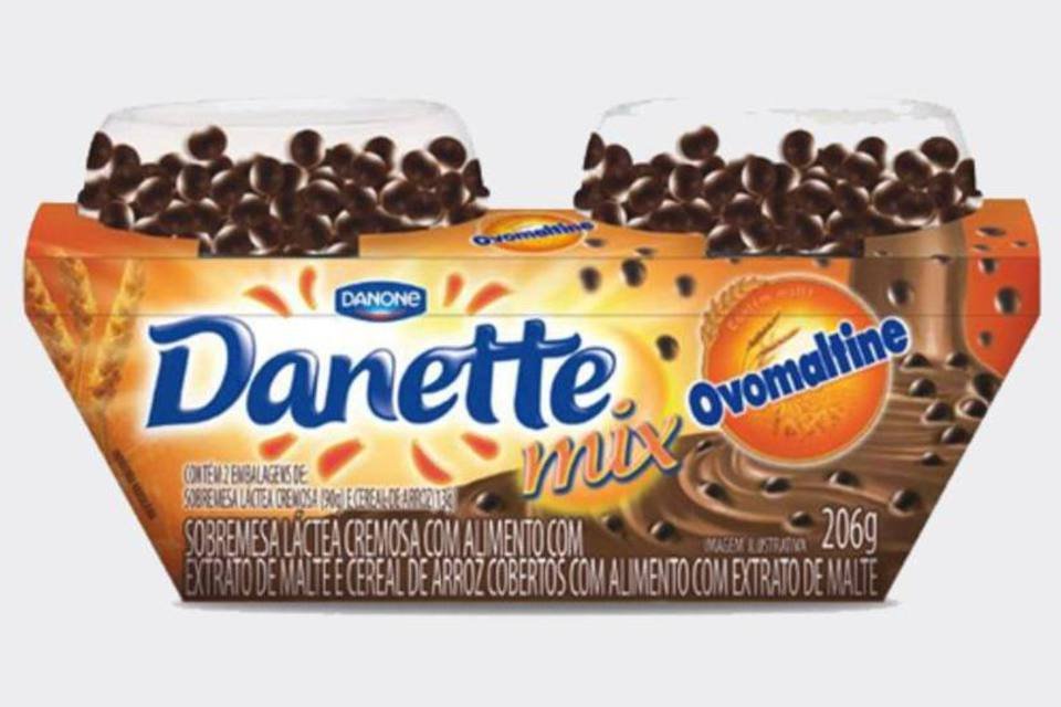 Danone ouve consumidores e relança Danette Ovomaltine